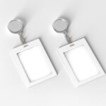 Top View of ID Card Holder Mockup