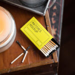 Top View of Matches Box Mockup