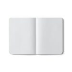 Top View of Neat Open Notepad Mockup