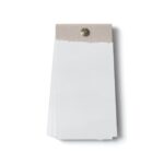 Top View of Open Tear Off Notepad Mockup