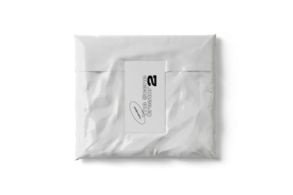 Top View of Packaging Mockup with Label