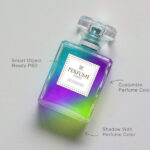 Top View of Perfume Bottle Mockup