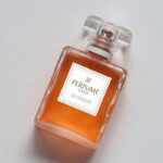 Top View of Perfume Bottle Mockup
