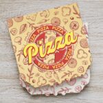 Top View of Pizza Box Mockup