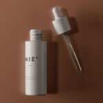 Top View of Plastic Dropper Bottle Mockup