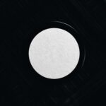 Top View of Rounded Jar Cap Label Mockup