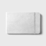 Top View of Rubber Band Notebook Mockup
