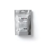 Top View of Silver Coffee Bag Mockup