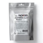 Top View of Silver Coffee Bag Mockup