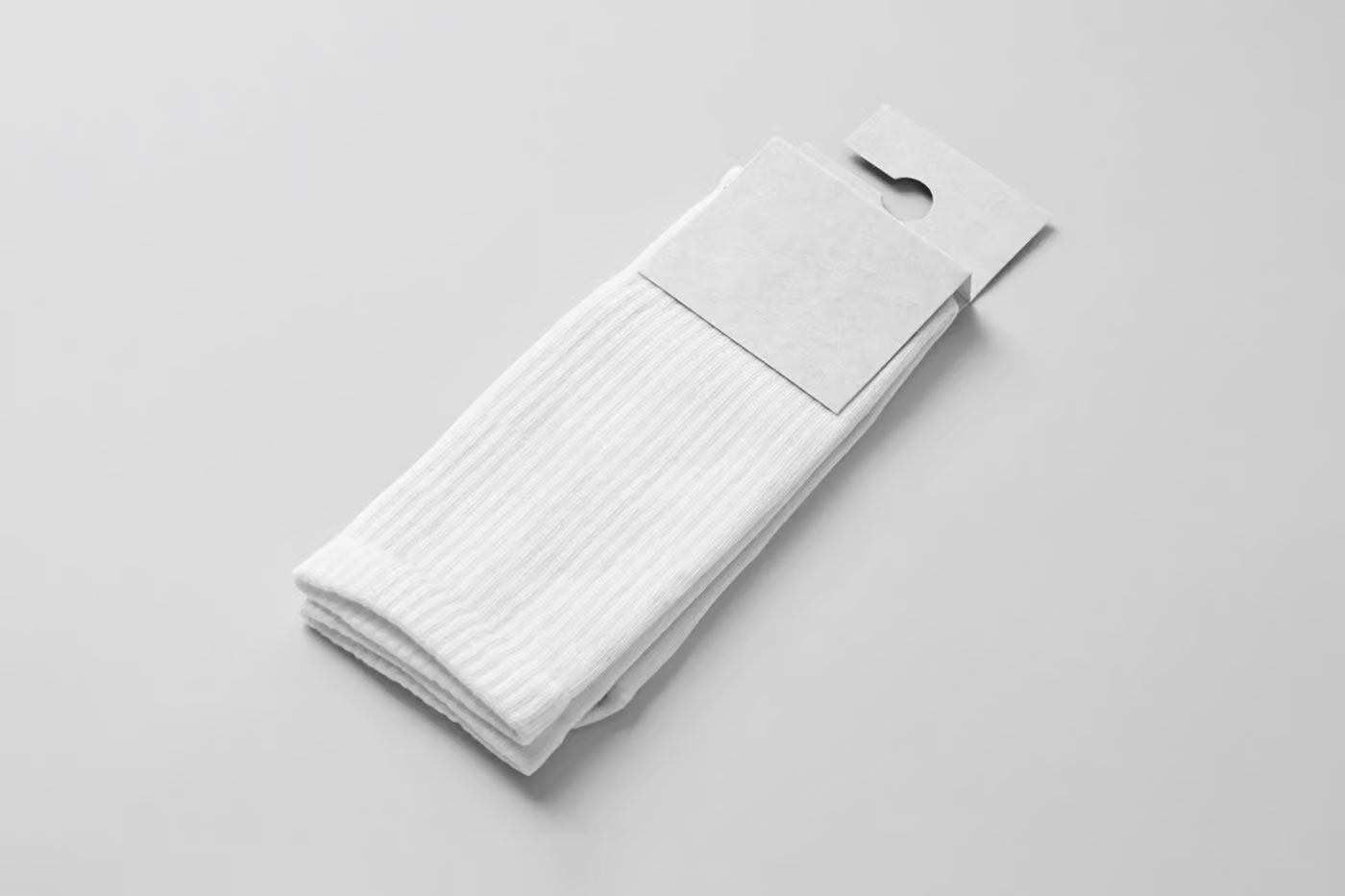 Free Top View of Socks Mockup PSD Template