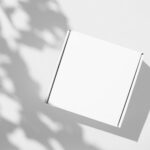 Top View of Square Box Mockup