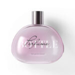 Top View of Trendy Minimal Perfume Mockup