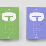 Top View of Two Book Covers Mockup