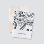 Top View of Two Magazine Covers Mockup