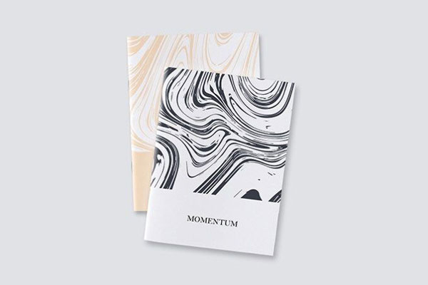 Top View of Two Magazine Covers Mockup
