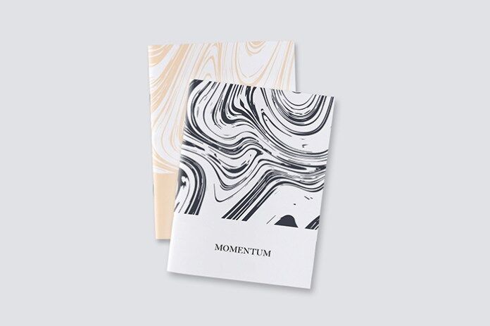 Top View of Two Magazine Covers Mockup