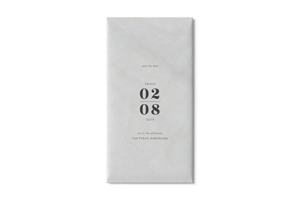 Top View of Vertical Closed Envelope Mockup