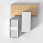 Top View of Vertical Gift Box Mockup