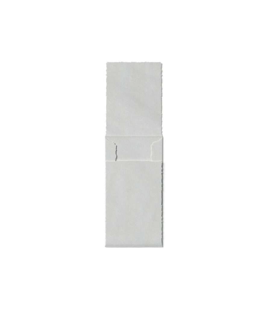 Top View of Vertical Open Envelope Mockup