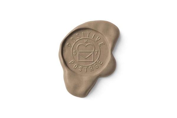 Top View of Wax Seal Logo Mockup