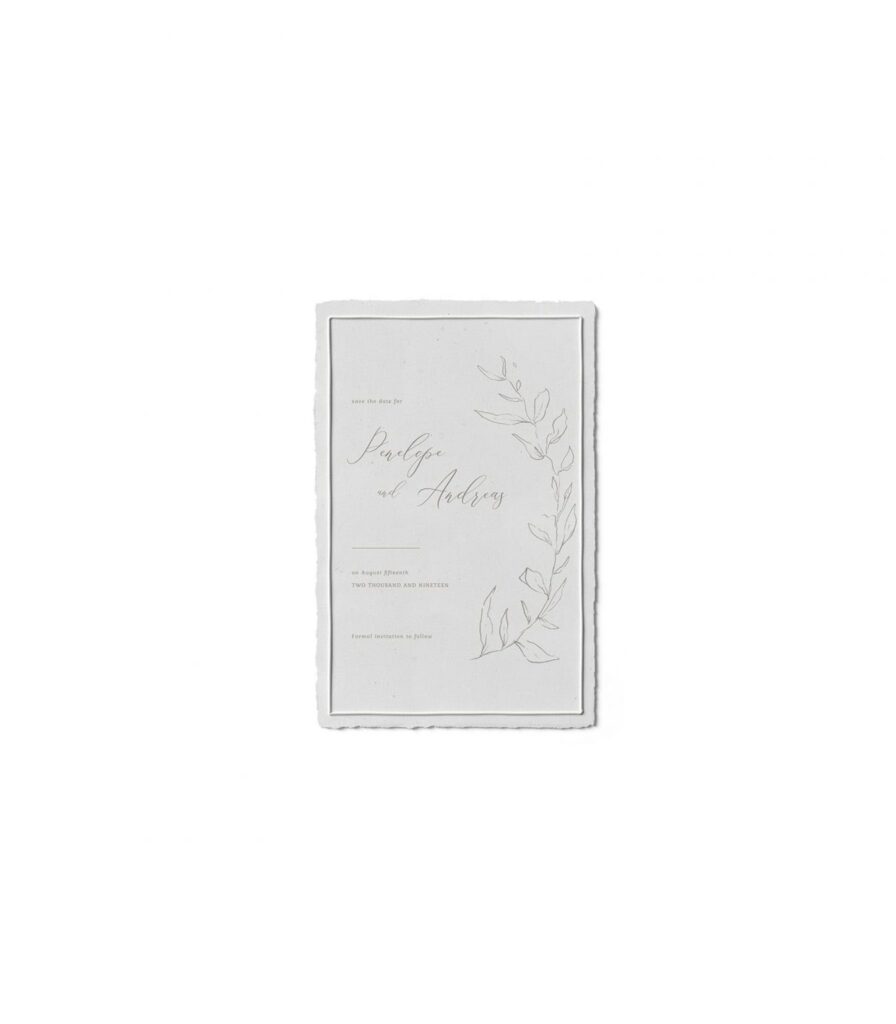 Top View Rectangle Handmade Paper Mockup