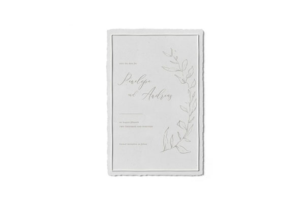 Top View Rectangle Handmade Paper Mockup