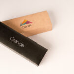 Top View Rectangular Leather Box Branding Mockup