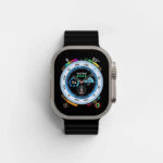 Top Vision of Apple Watch Ultra Mockup