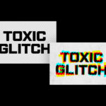 Toxic Glitch Text Effect / Logo Mockup