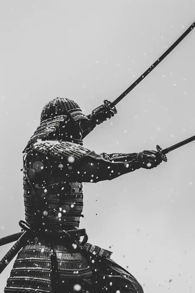Traditional Samurai Portrait