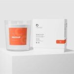 Transparent Candle Glass Mockup in 5 Views
