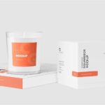 Transparent Candle Glass Mockup in 5 Views