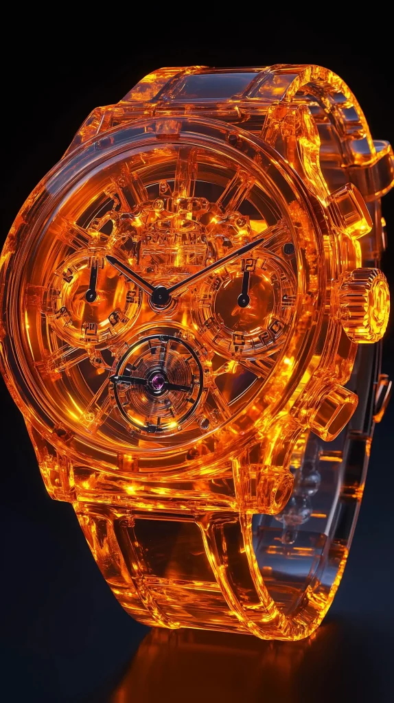 Transparent Watch X-Ray Render