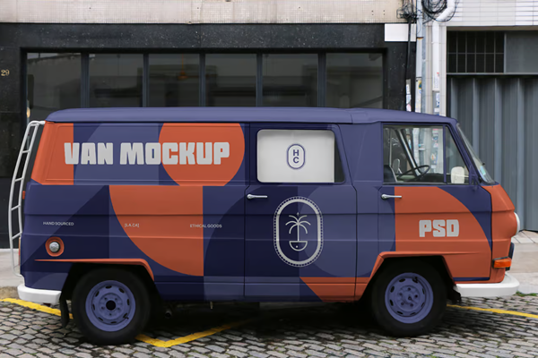 Transporter Van Mockup