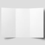 Trifold Stationery Brochure Mockup