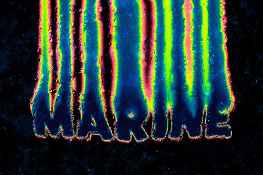 Trippy Liquid Distort Text Effect