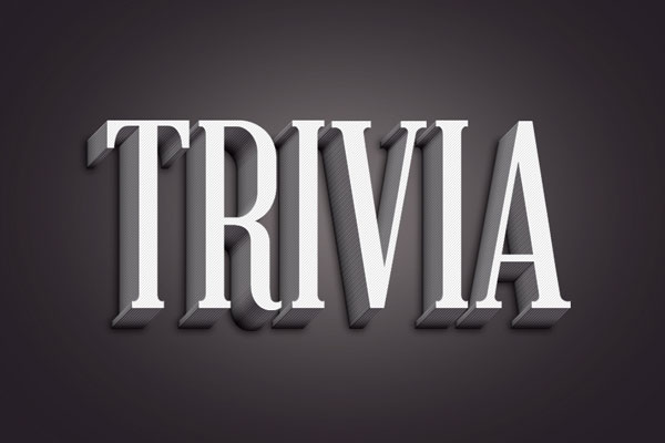 Trivia Text Effect