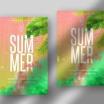 Tropical Summer Party Flyer Template