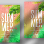 Tropical Summer Party Flyer Template
