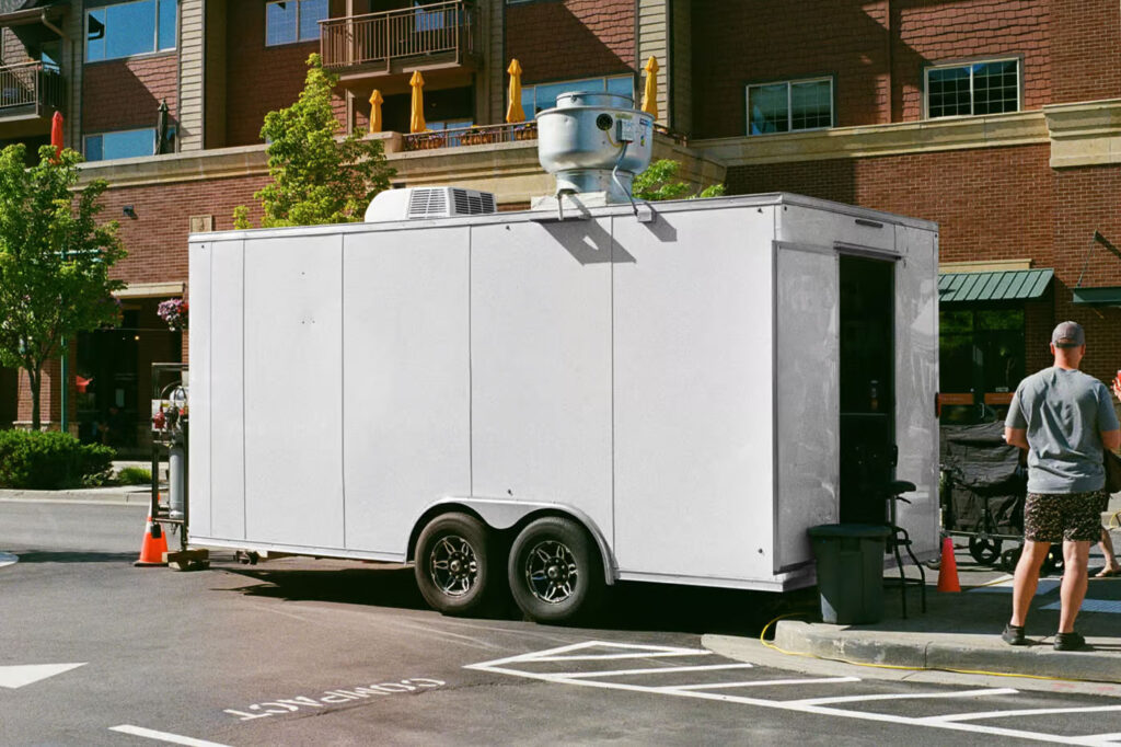 Truck Trailer Mockup