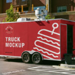 Truck Trailer Mockup