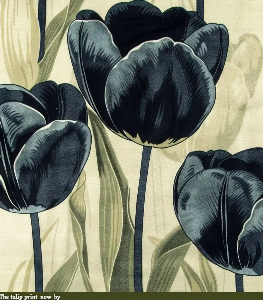 Tulip Print in American Style
