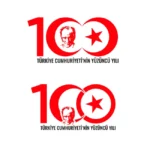Türkiye Cumhuriyeti'nin 100.Yılı Atatürk Logo