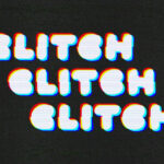 TV Channel Glitch Effect / Logo Mockup