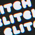 TV Channel Glitch Effect / Logo Mockup