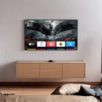 TV Mockup Featuring a Comfortable Room with TV Stand