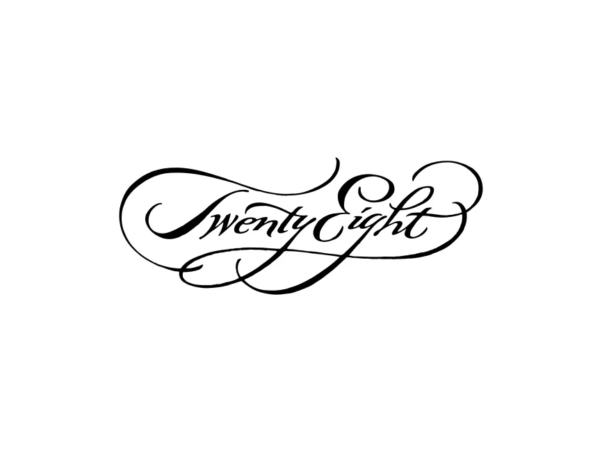 Twenty Eight Calligraphy Logo