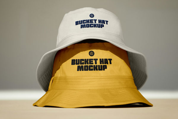 Two Bucket Hat Mockups