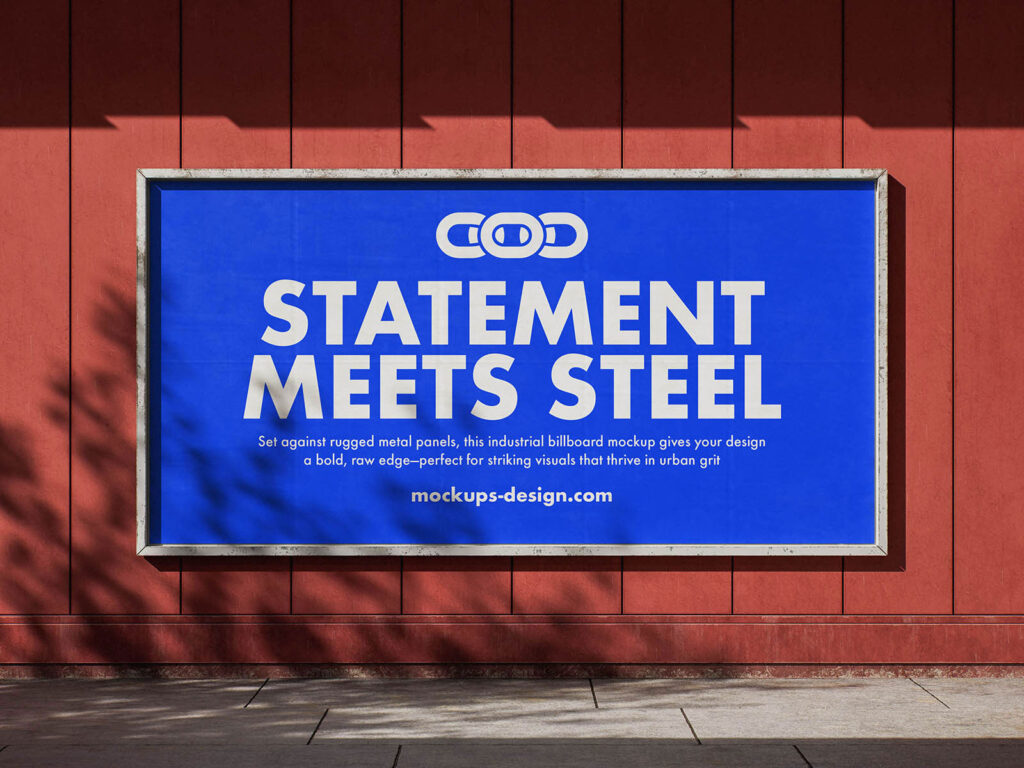 Two Industrial Billboard Mockups