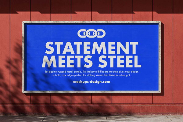 Two Industrial Billboard Mockups